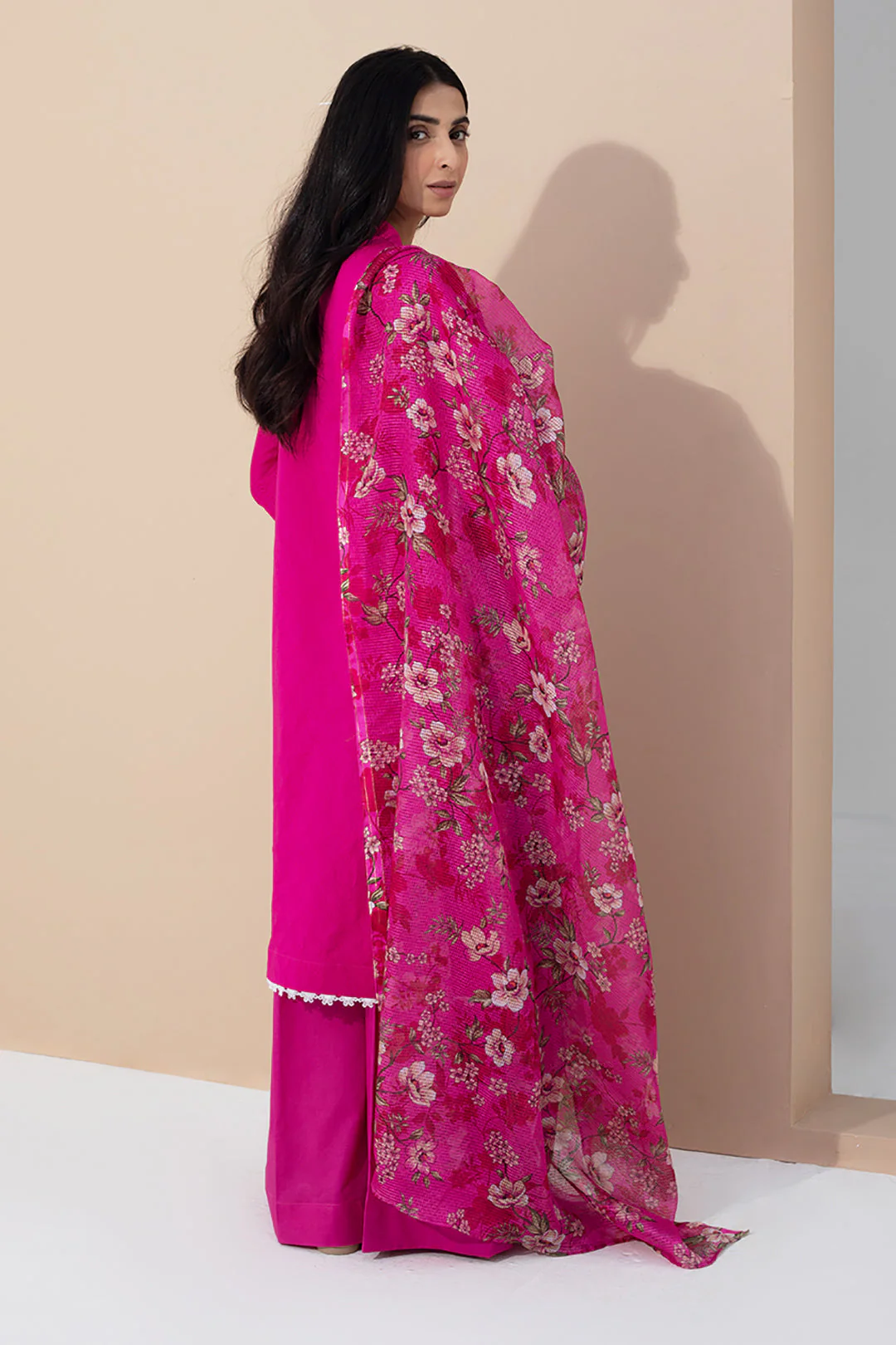 Embroidered Shirt Shalwar Dupatta - 0365 - Image 5
