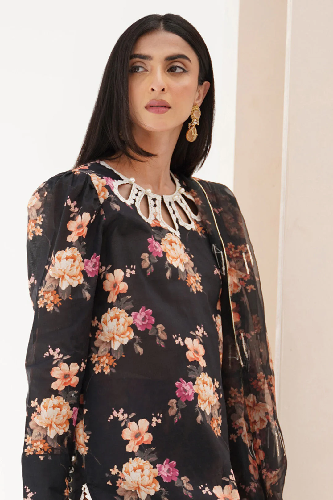 Embroidered Shirt Shalwar Dupatta - 0501 - Image 2