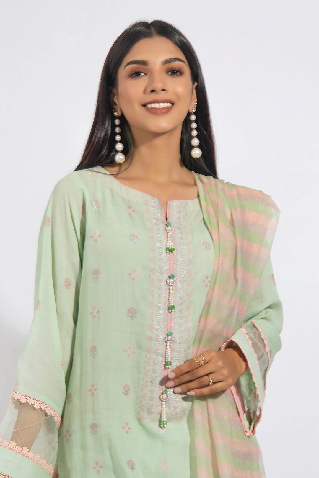 Embroidered Shirt Shalwar Dupatta - 0613