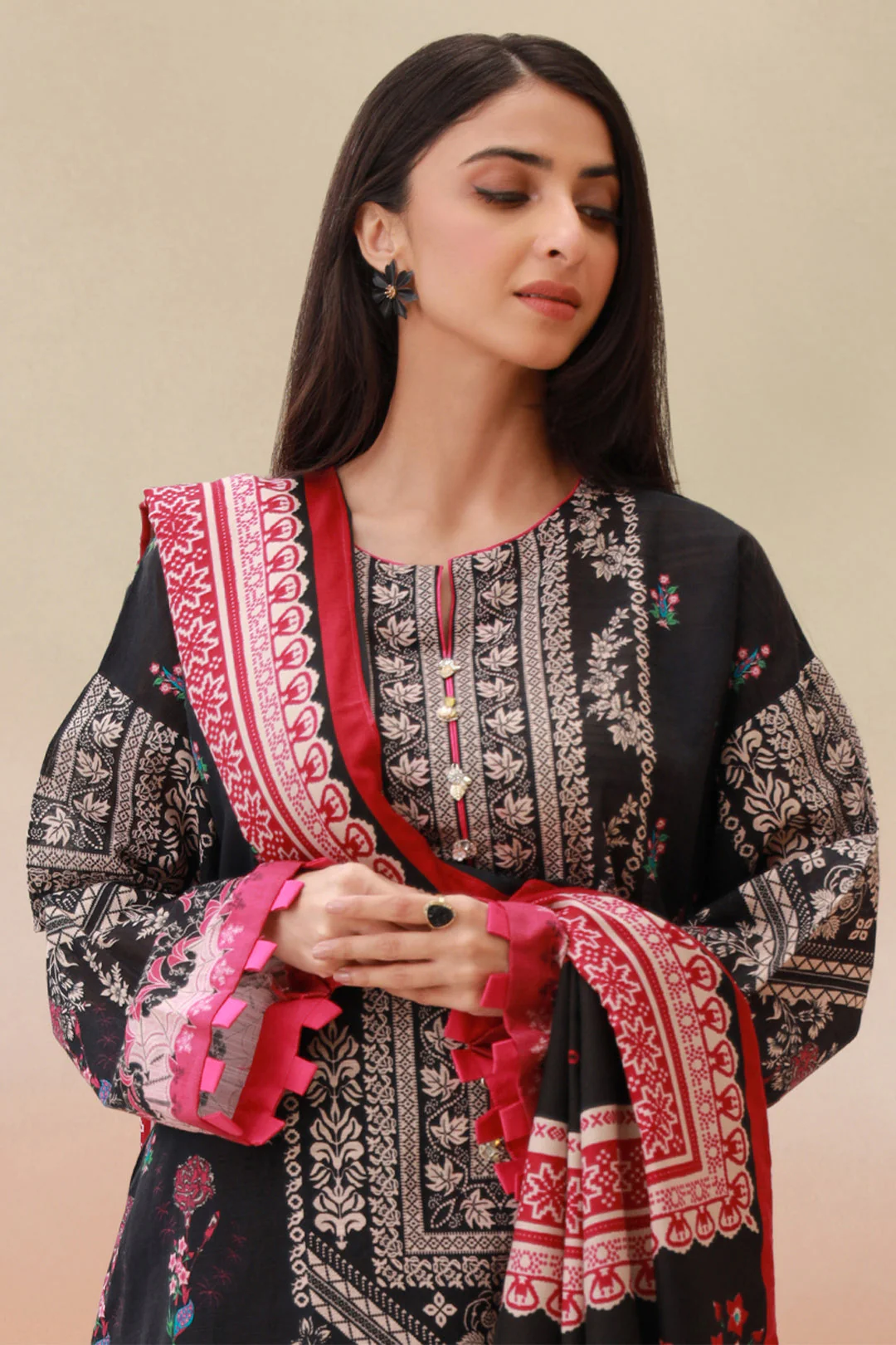 Shirt Shalwar Dupatta - 0674 - Image 2