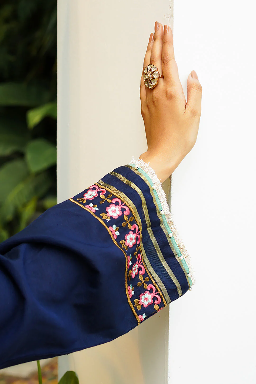 Embroidered Shirt Shalwar Dupatta - 0702 - Image 7