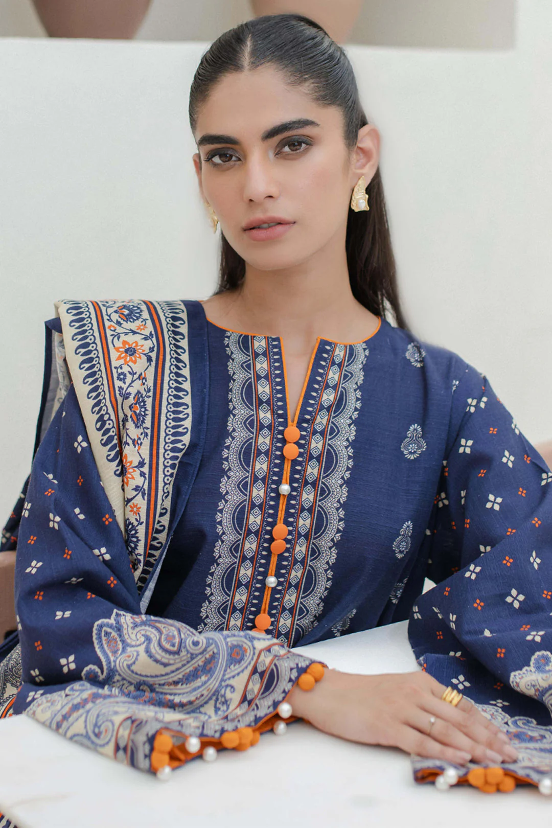 Shirt Shalwar Dupatta - 0726 - Image 2