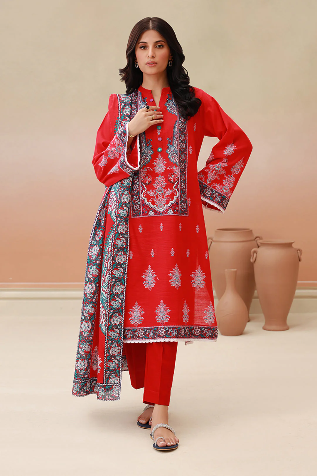Shirt Shalwar Dupatta - 0733 - Image 2