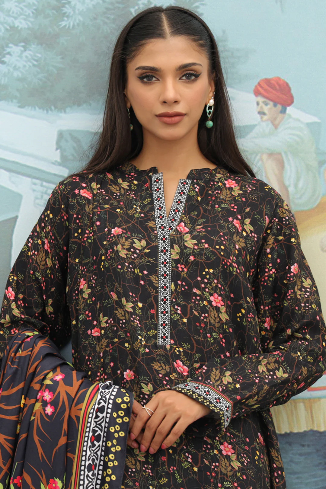 Shirt Shalwar Dupatta - 0741 - Image 2