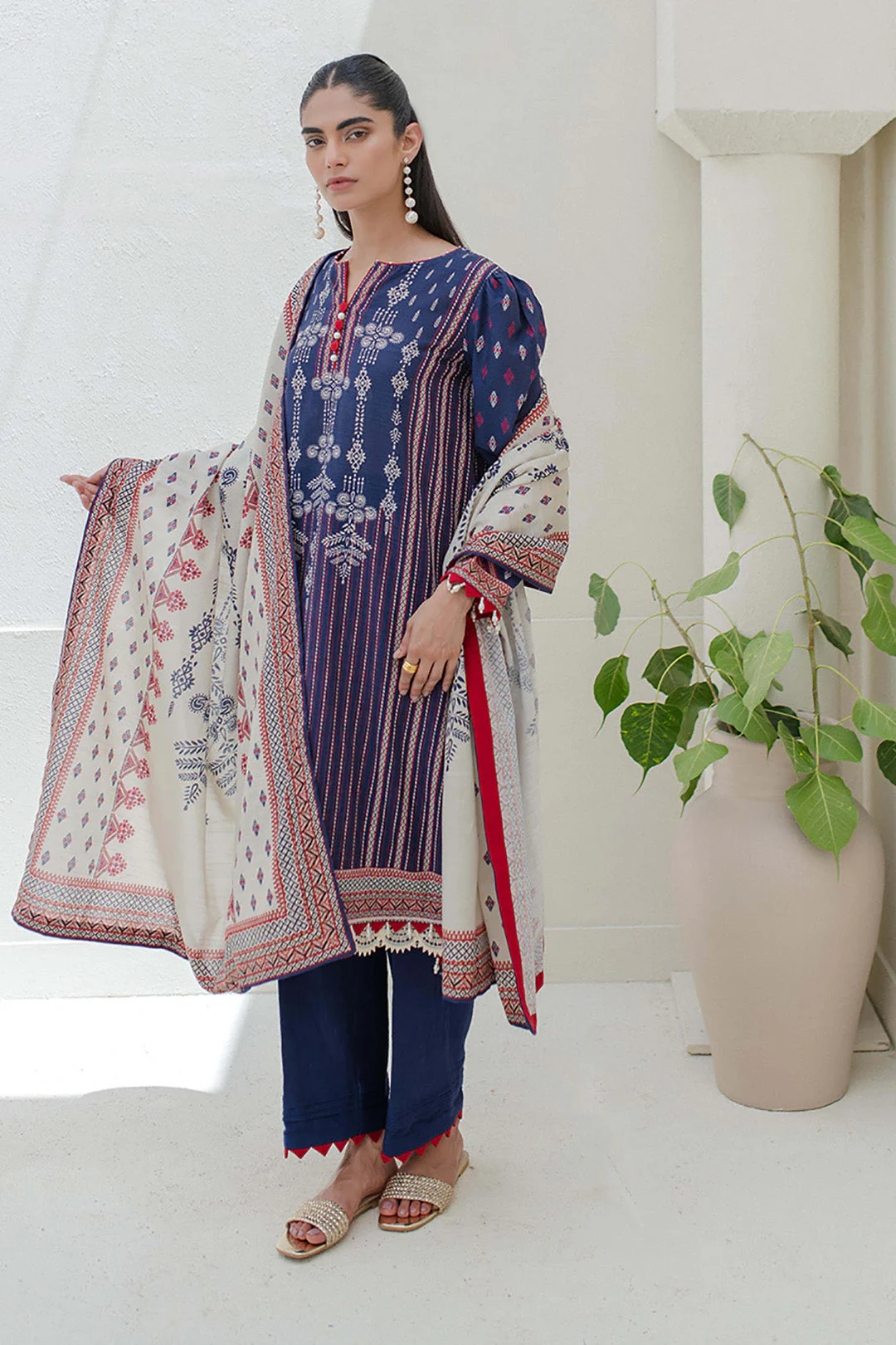 Shirt Shalwar Dupatta - 0801 - Image 3