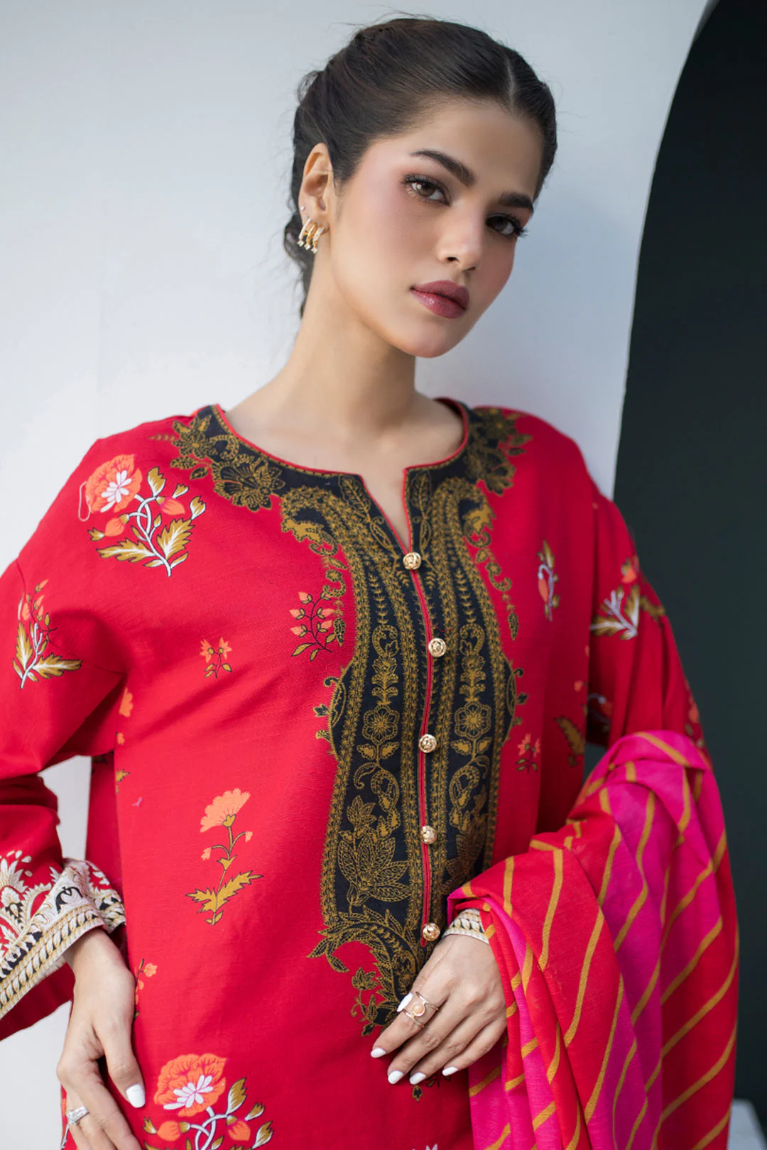 Shirt Shalwar Dupatta - 0802 - Image 2
