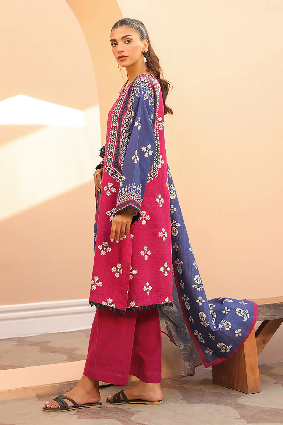 Shirt Shalwar Dupatta - 0810 - Image 3