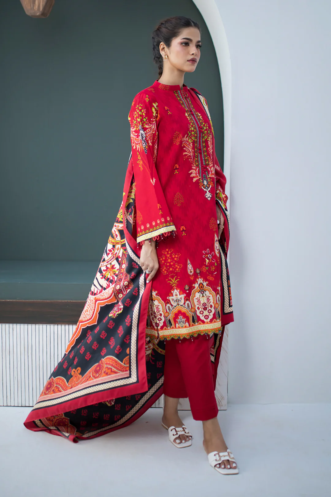 Shirt Shalwar Dupatta - 0813 - Image 3