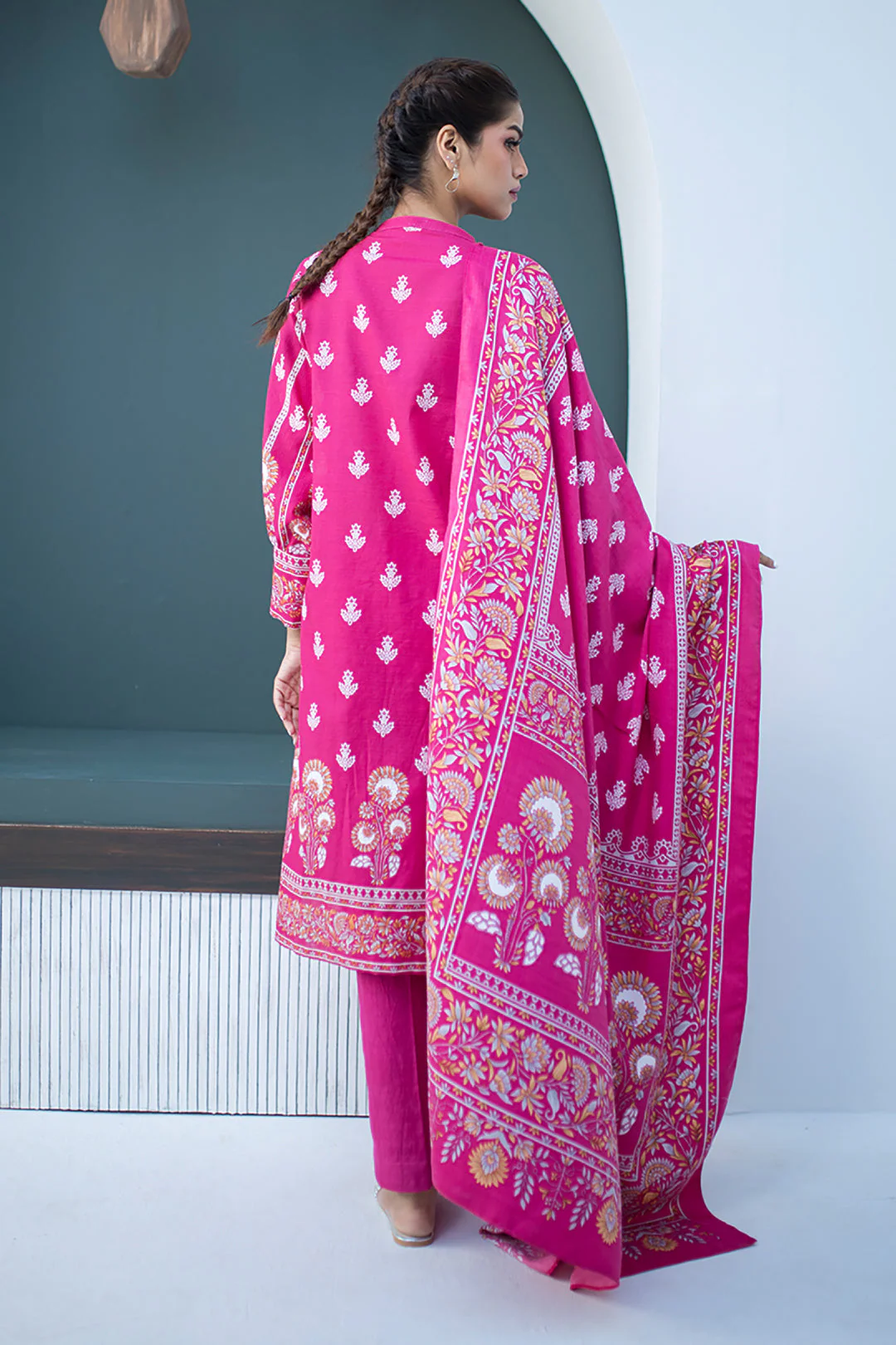 Shirt Shalwar Dupatta - 0814 - Image 5
