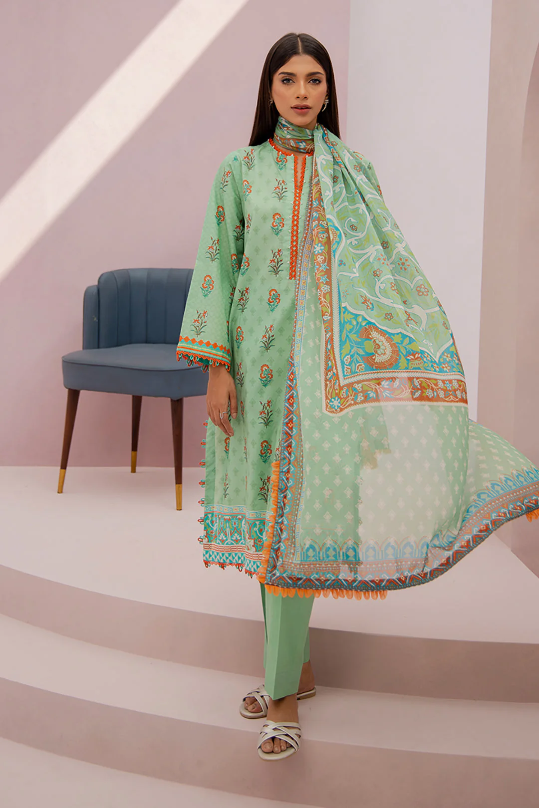 Shirt Shalwar Dupatta - 0874 - Image 3