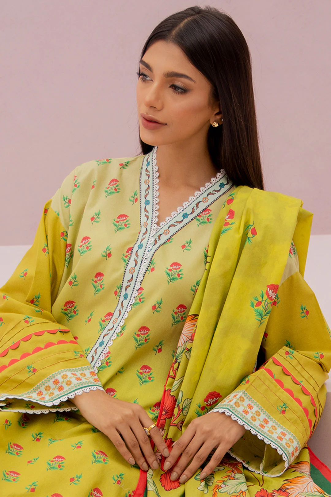 Shirt Shalwar Dupatta - 0880 - Image 2