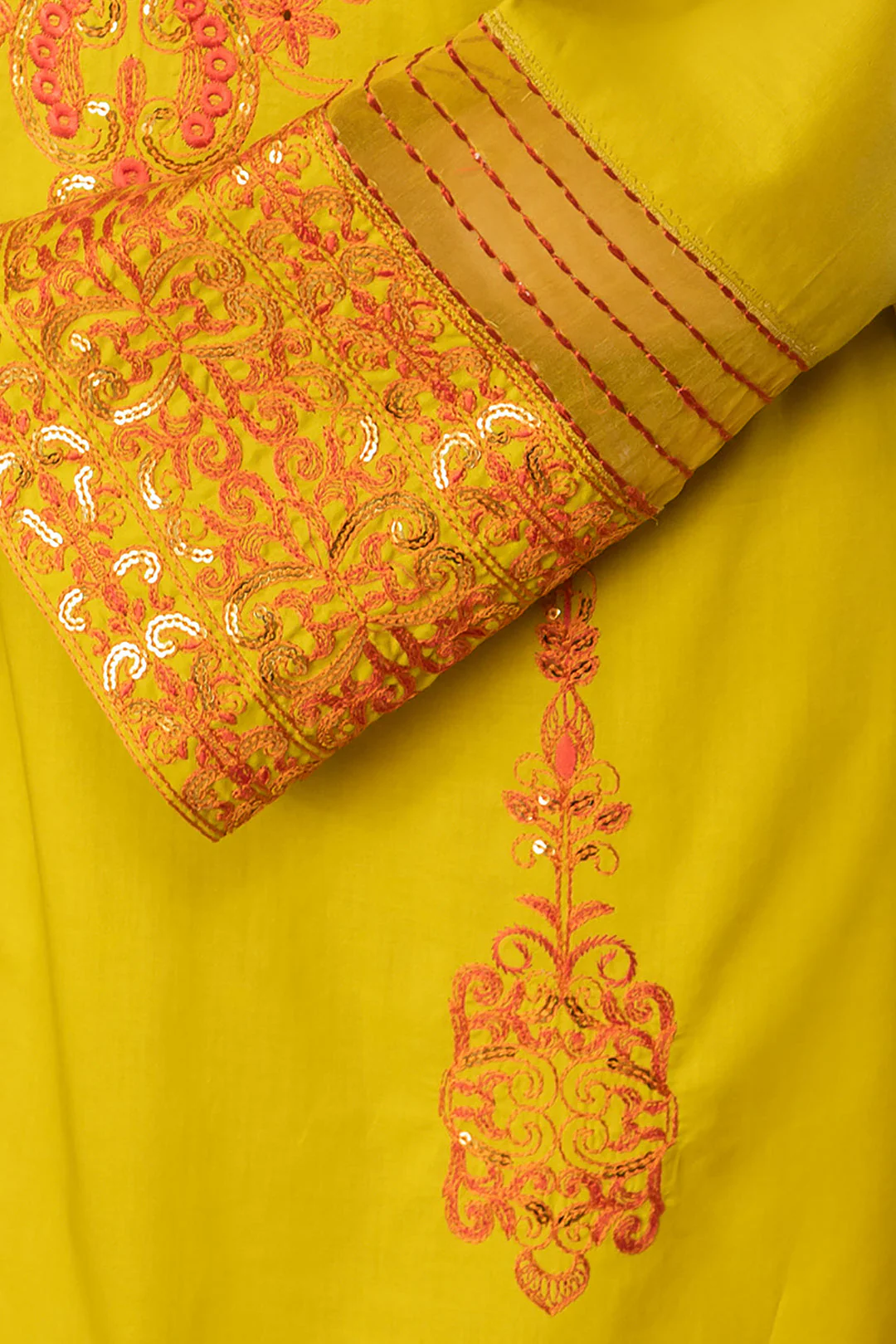 Embroidered Shirt Shalwar Dupatta - 1144 - Image 5