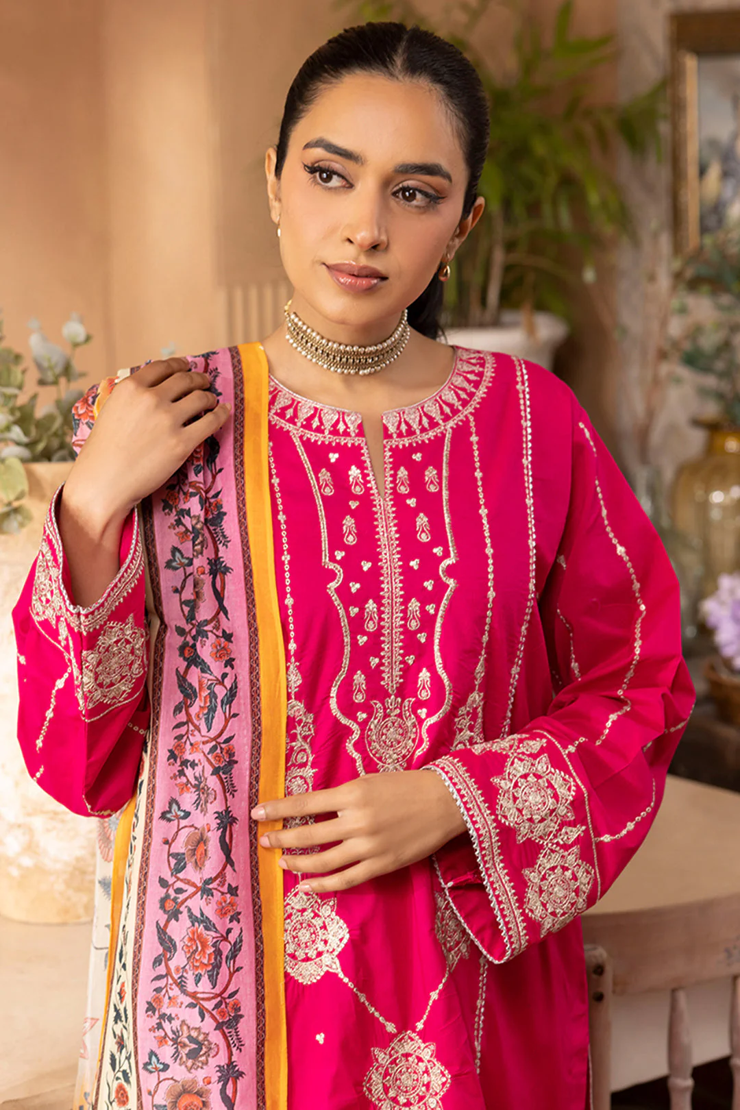 Embroidered Shirt Shalwar Dupatta - 1145