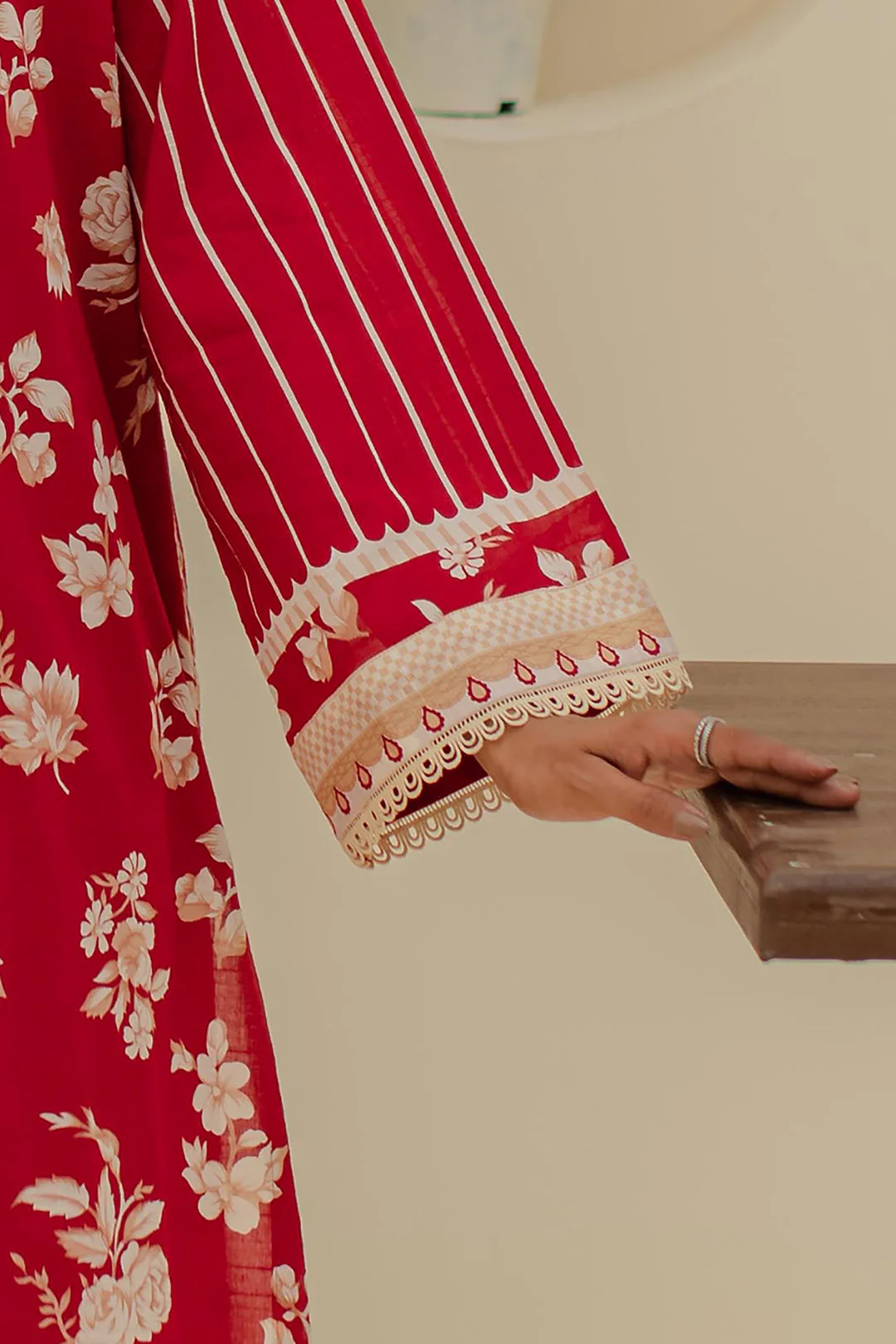 Embroidered Shirt Shalwar Dupatta - 1250 - Image 4