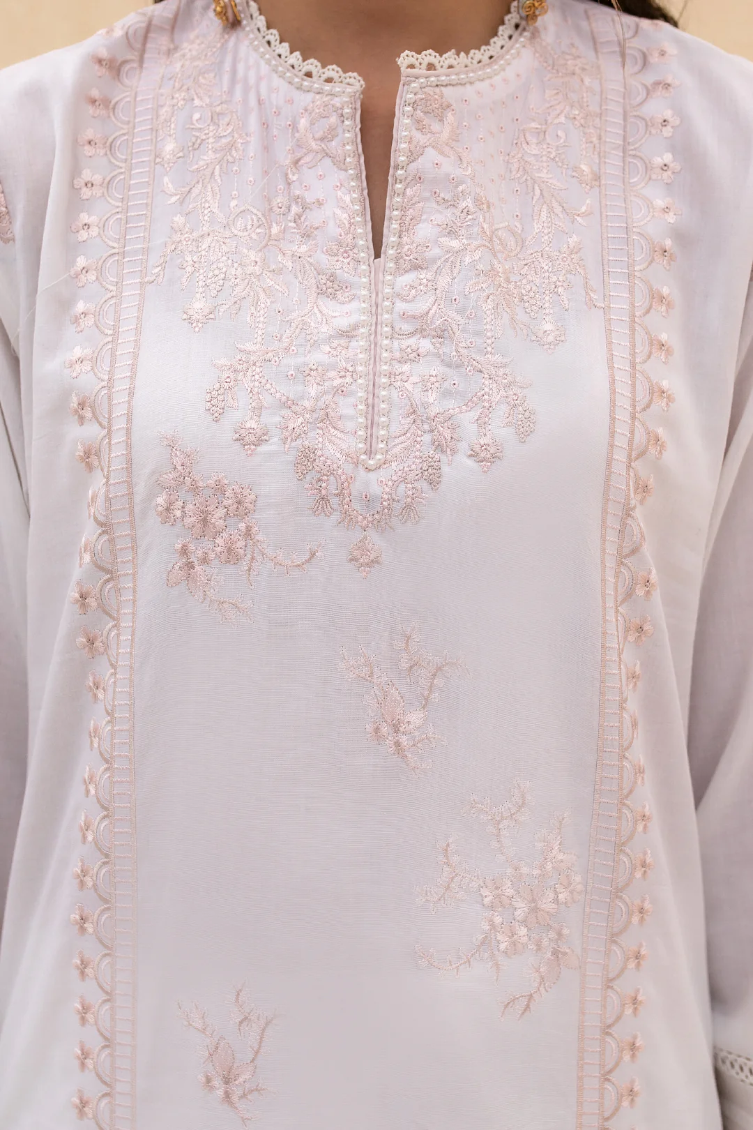 Embroidered Shirt Shalwar Dupatta - 2003 - Image 6