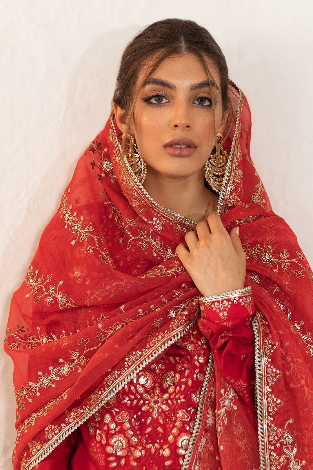 Embroidered Shirt Shalwar Dupatta - 0325 - Image 9