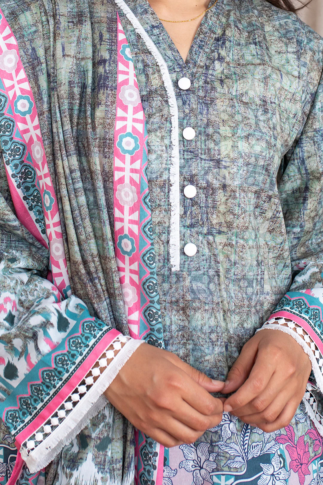 Shirt Shalwar Dupatta - 0353 - Image 4
