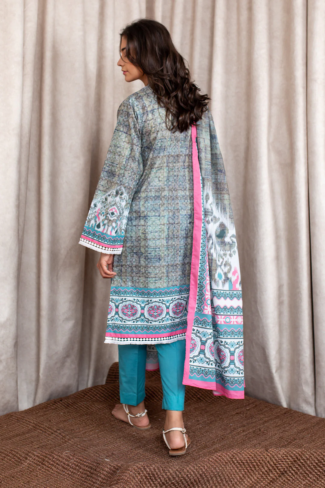 Shirt Shalwar Dupatta - 0353 - Image 6