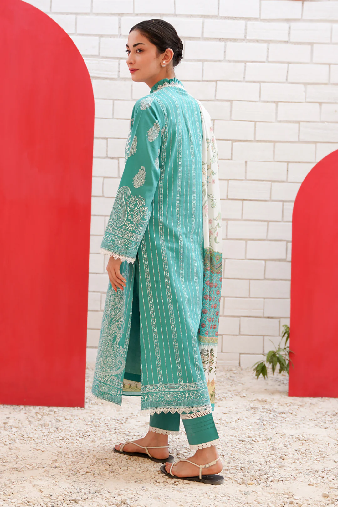 Shirt Shalwar Dupatta - 0435 - Image 5