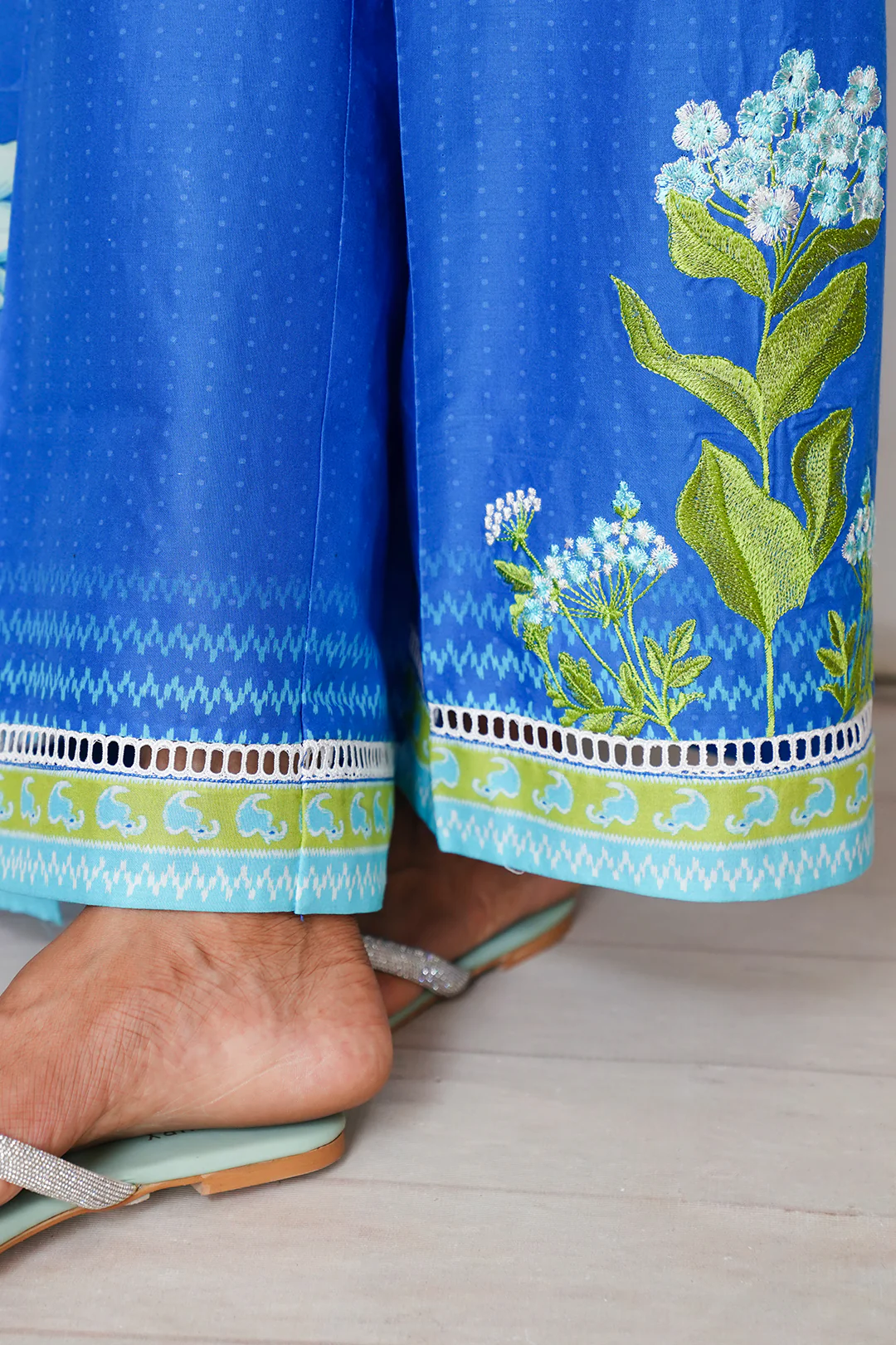 Embroidered Shirt Shalwar Dupatta - 0065 - Image 3