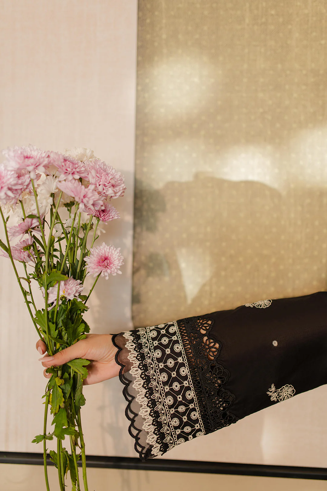 Embroidered Shirt Shalwar Dupatta - 0701 - Image 5