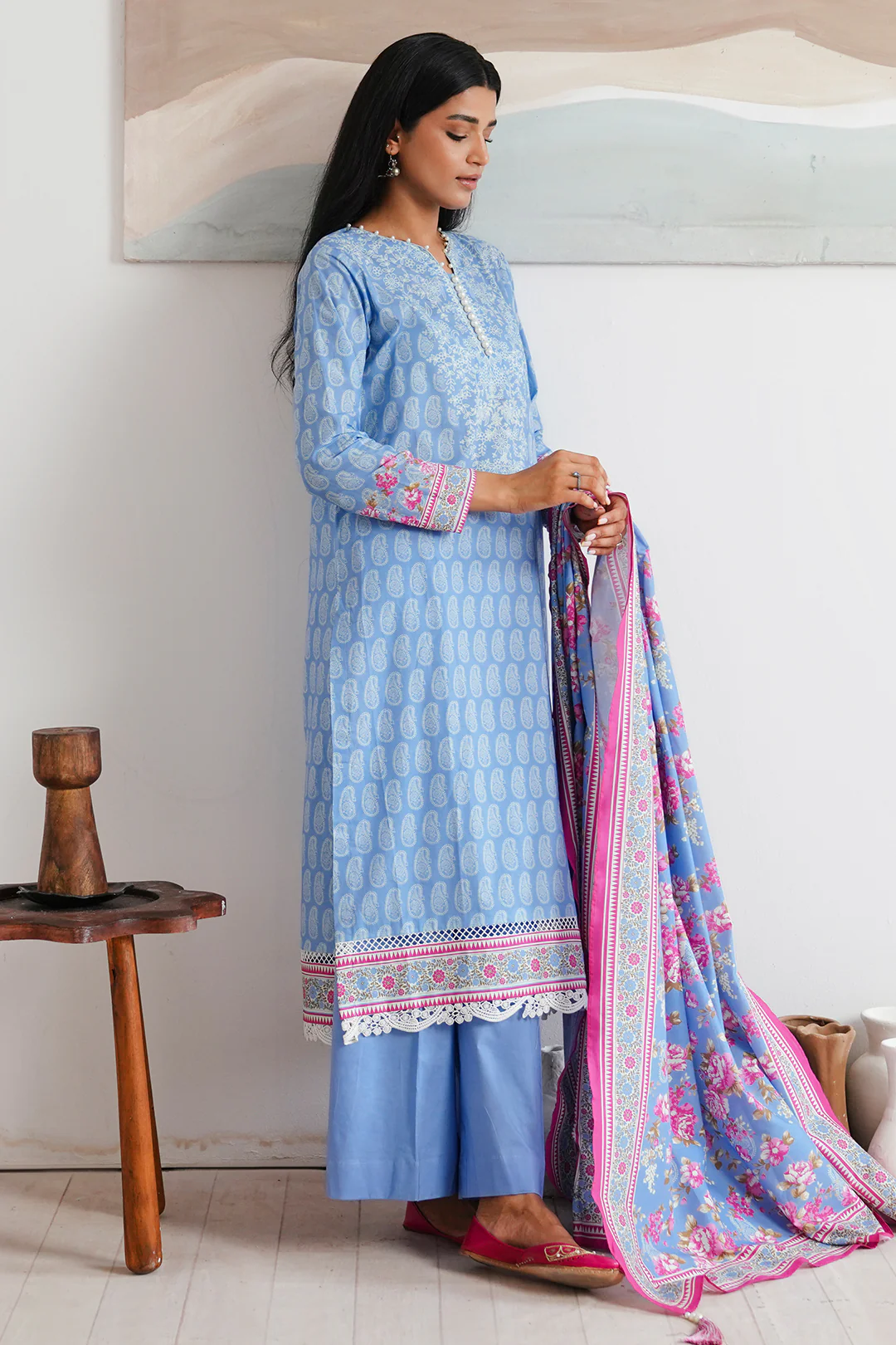 Shirt Shalwar Dupatta - 0039 - Image 3