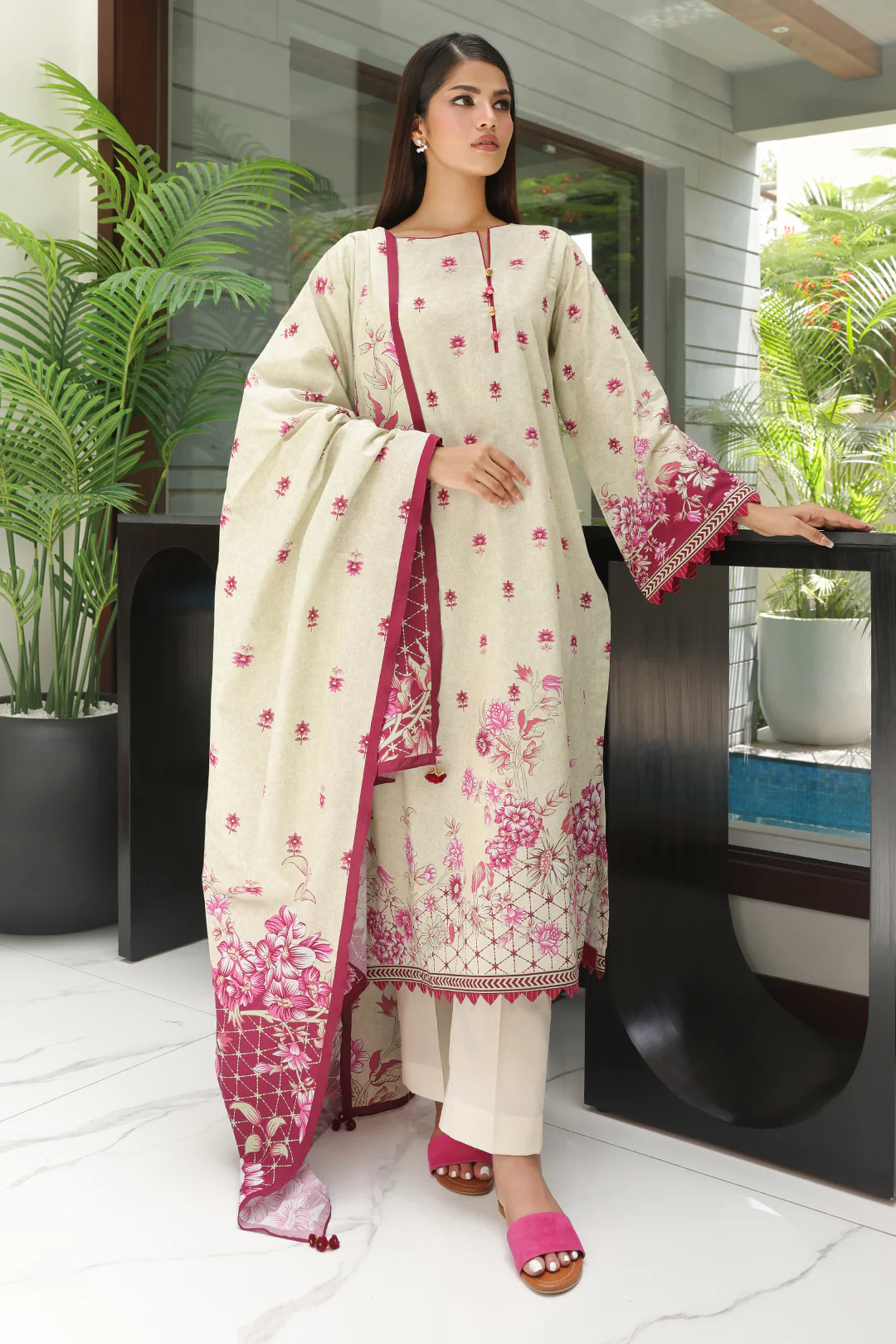 Shirt Shalwar Dupatta - 0040 - Image 3
