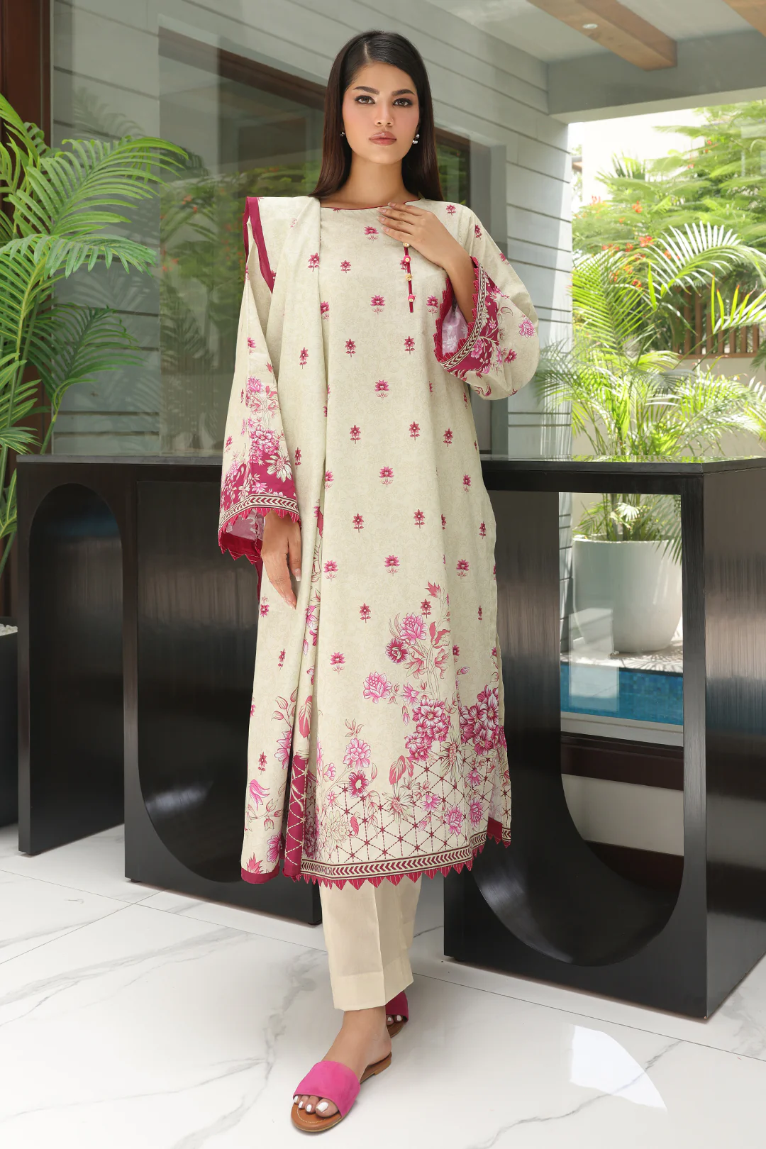 Shirt Shalwar Dupatta - 0040 - Image 5