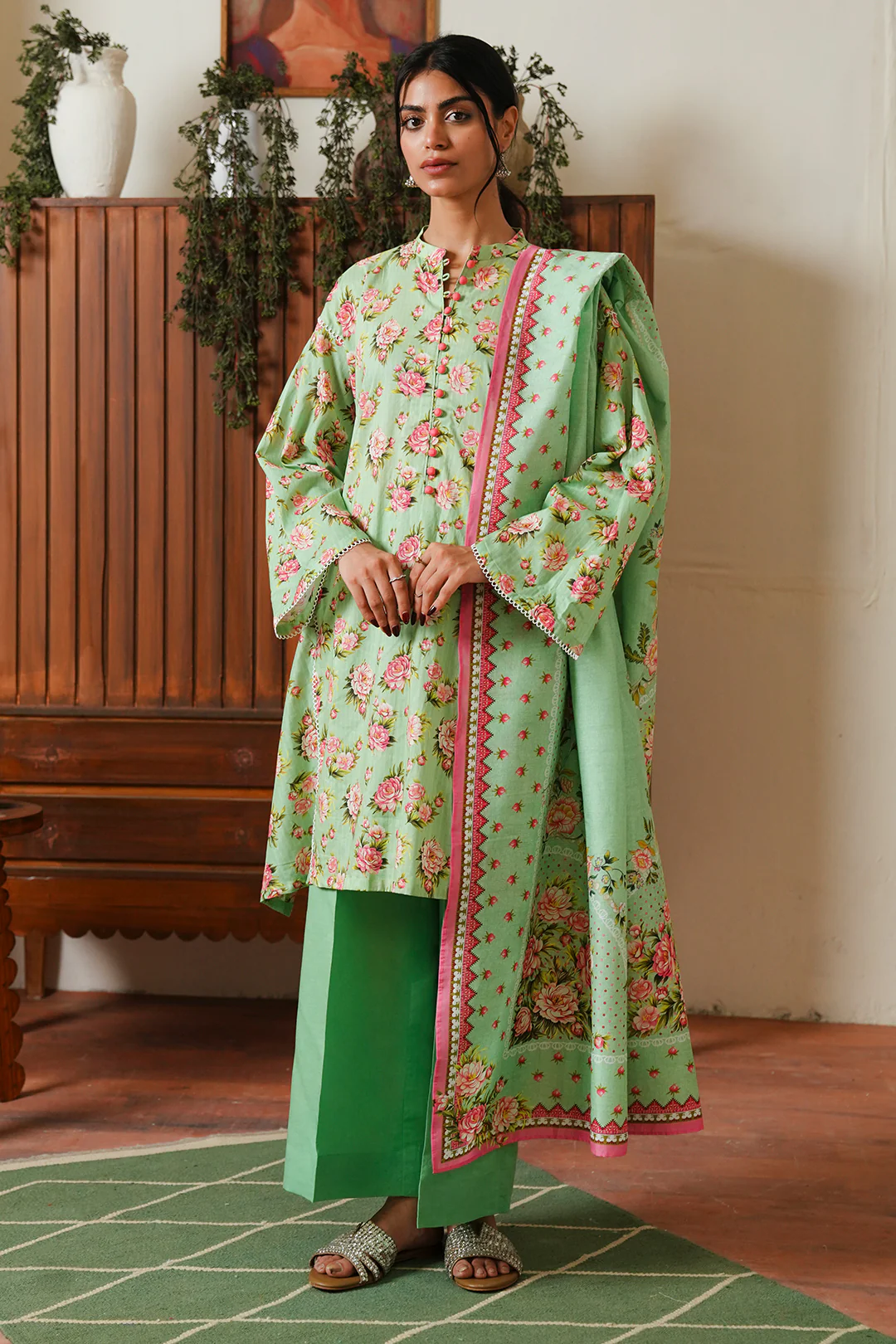 Shirt Shalwar Dupatta - 0048 - Image 3