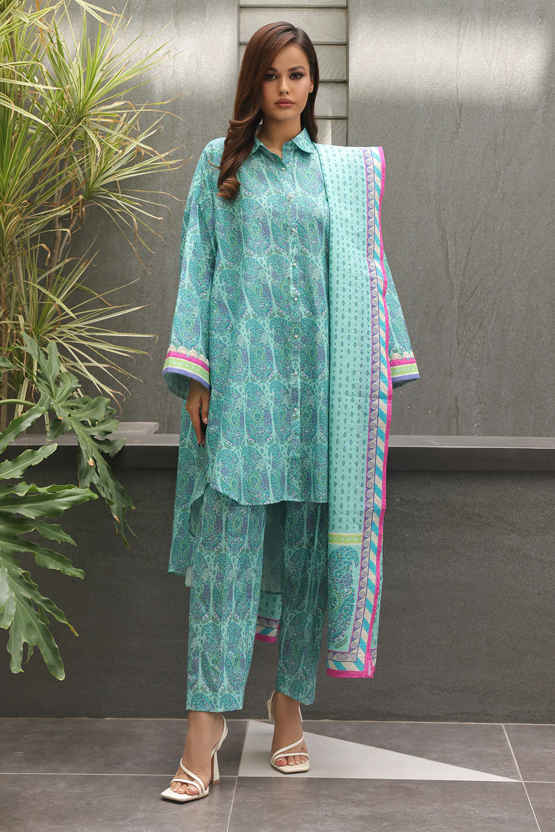 Shirt Shalwar Dupatta - 0140 - Image 7