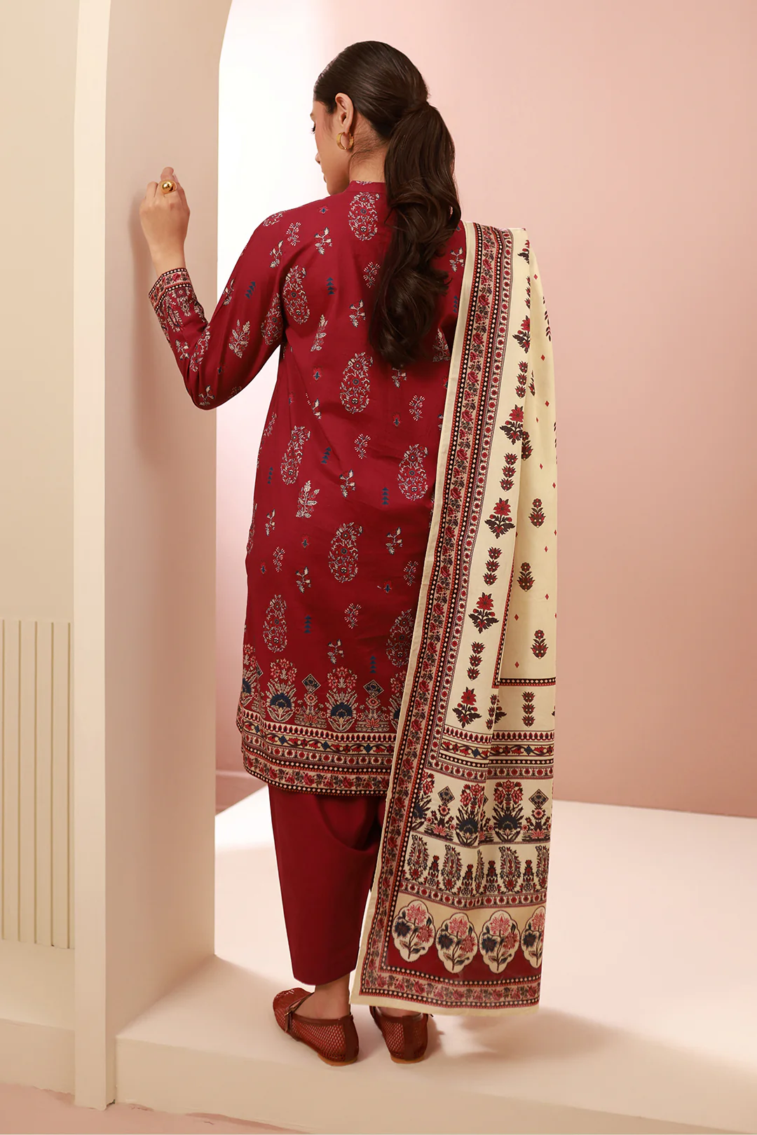 Shirt Shalwar Dupatta - 0625 - Image 5