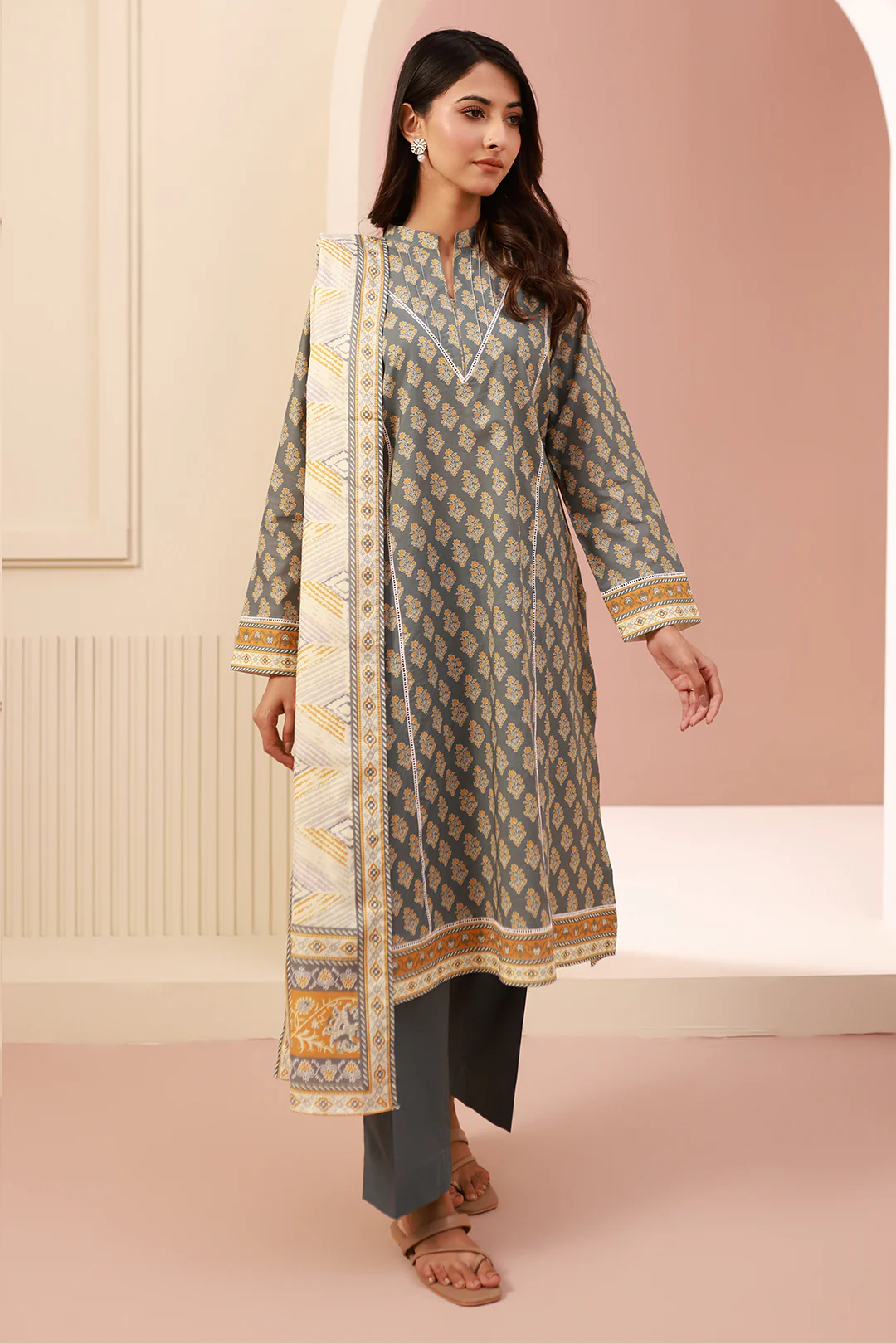 Shirt Shalwar Dupatta - 0626 - Image 3