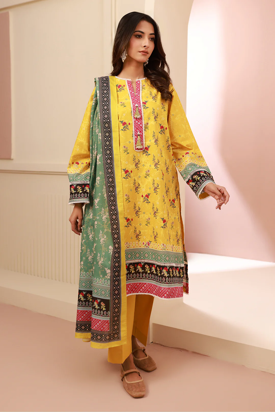 Shirt Shalwar Dupatta - 0631 - Image 5