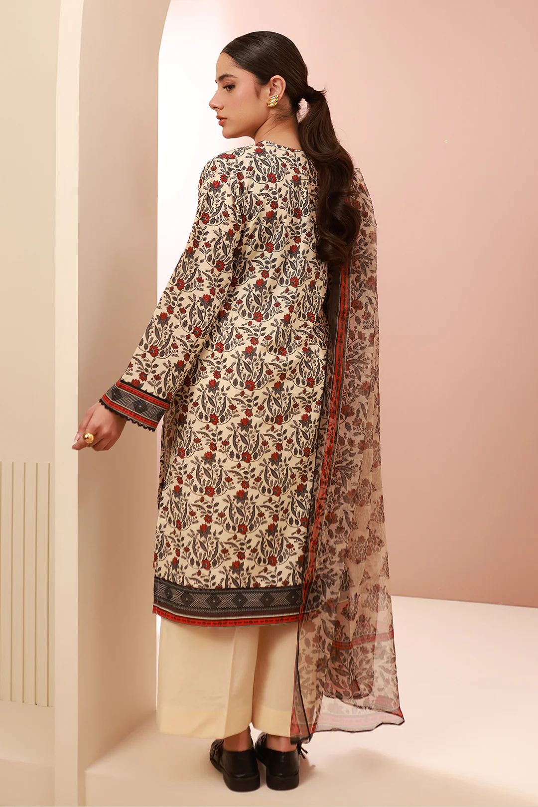 Shirt Shalwar Dupatta - 0658 - Image 5
