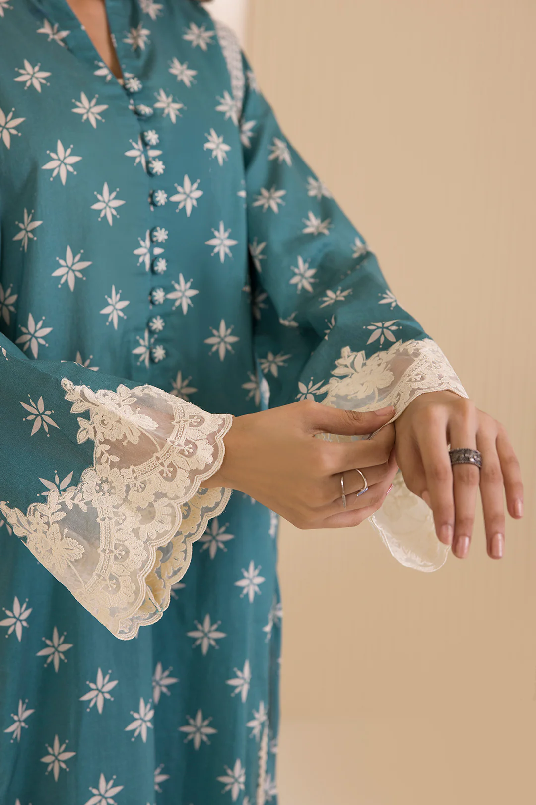 Embroidered Shirt Shalwar Dupatta - 0044 - Image 8