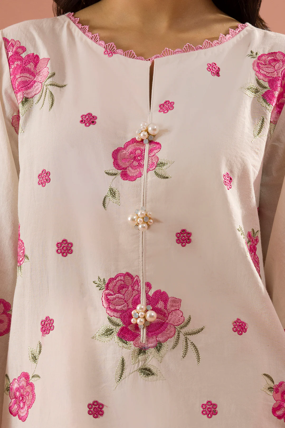 Embroidered Shirt Shalwar Dupatta - 0067 - Image 6