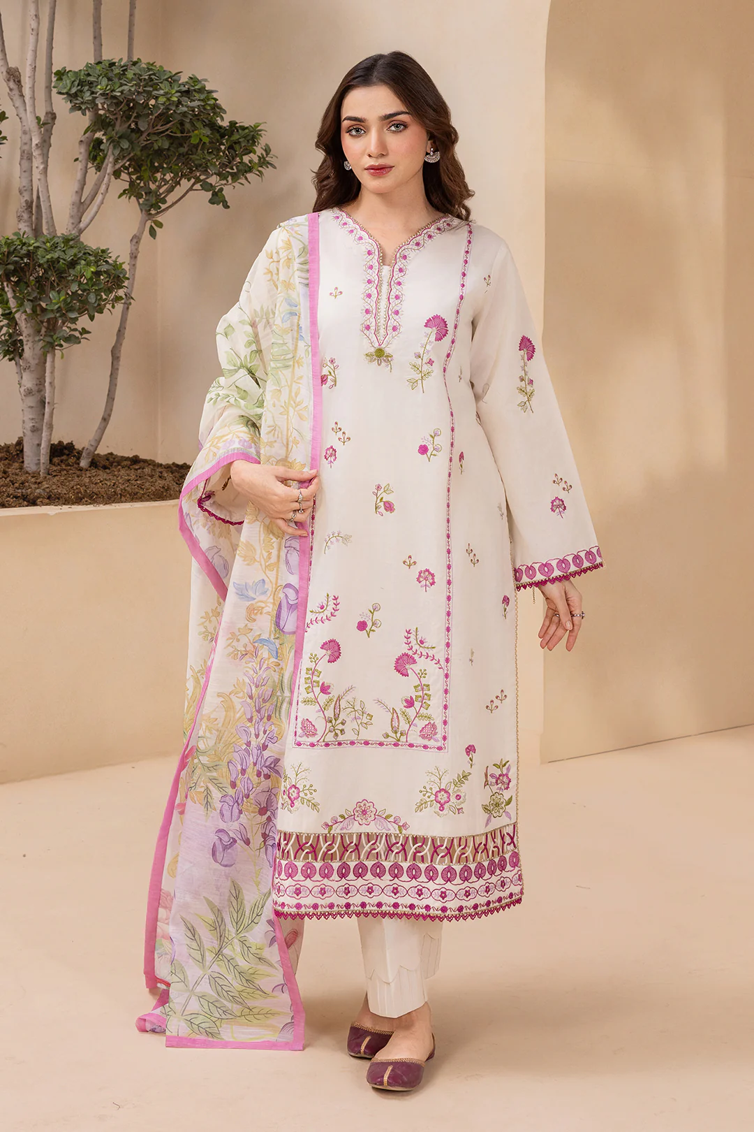 Shirt Shalwar Dupatta - 0210 - Image 3