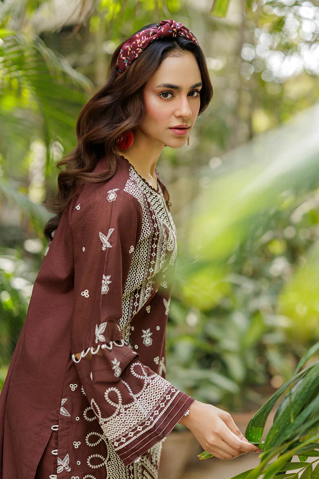 Embroidered Shirt Shalwar Dupatta - 4022 - Image 6