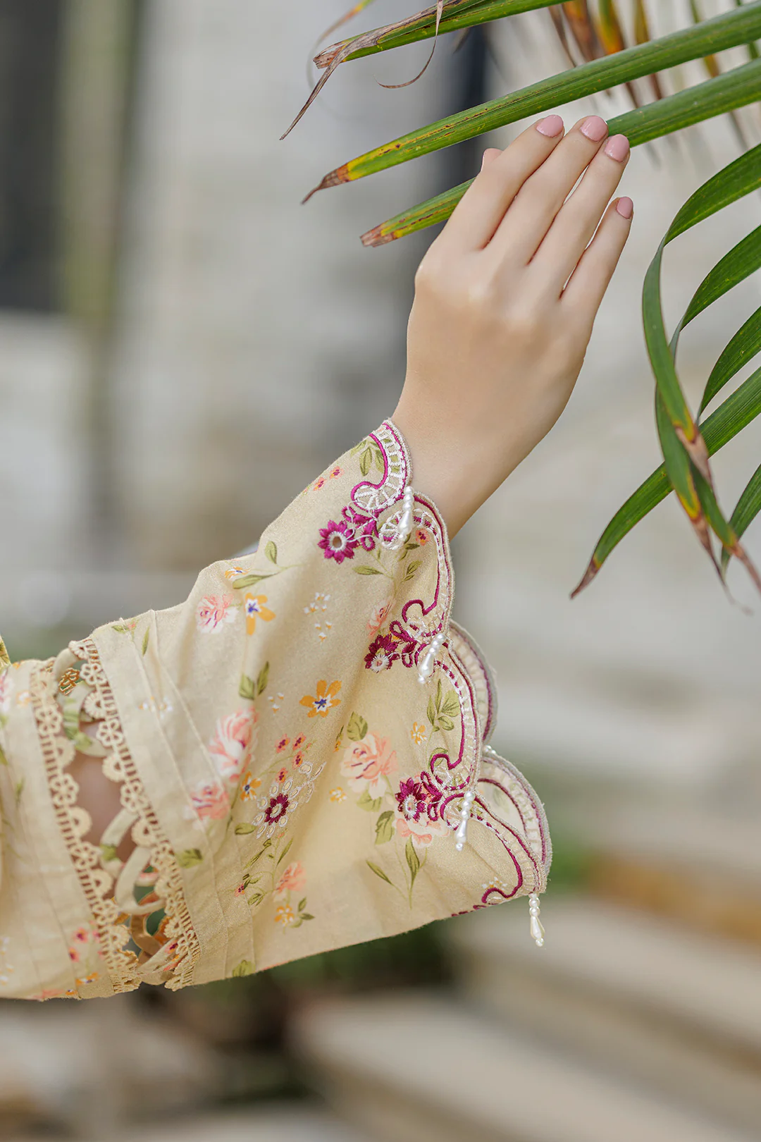 Embroidered Shirt Shalwar Dupatta - 4033 - Image 4