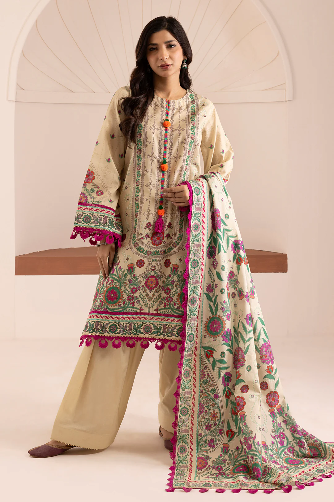 Shirt Shalwar Dupatta - 0195 - Image 4