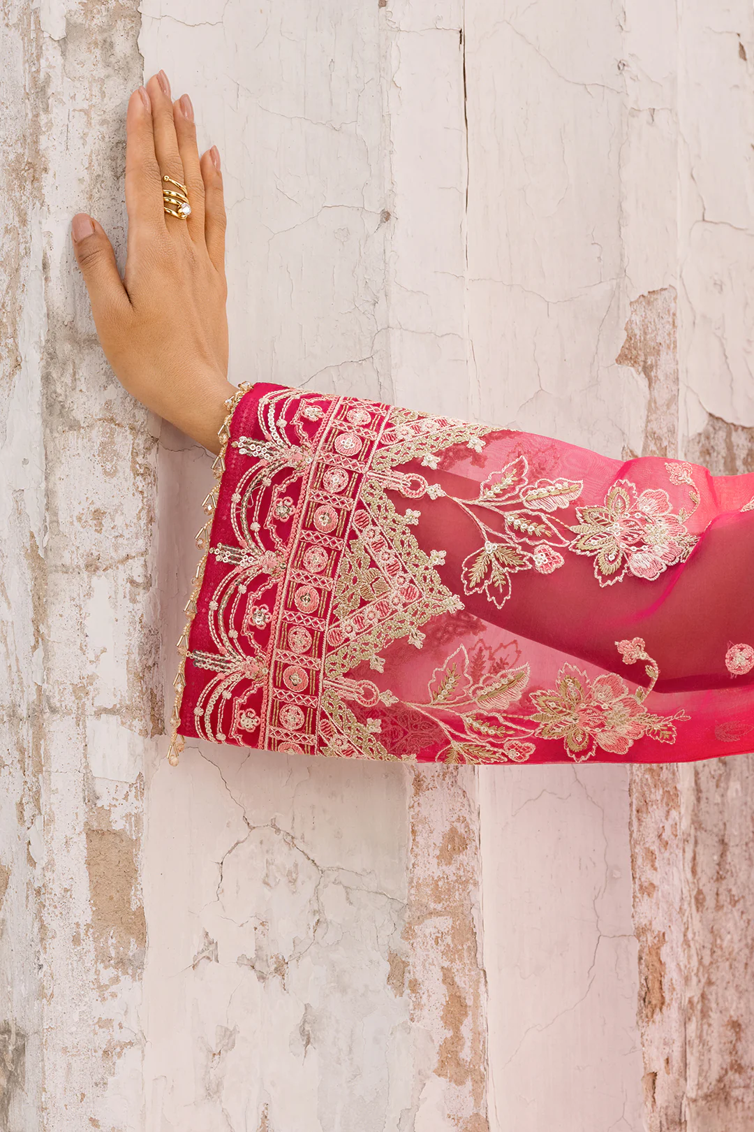 Embroidered Shirt Shalwar Dupatta - 4202 - Image 10