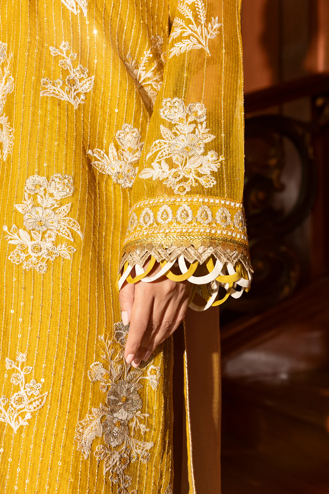 Embroidered Shirt Shalwar Dupatta - 4210 - Image 9