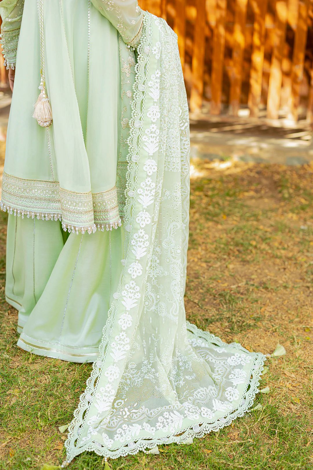 Embroidered Shirt Shalwar Dupatta - 4216 - Image 19