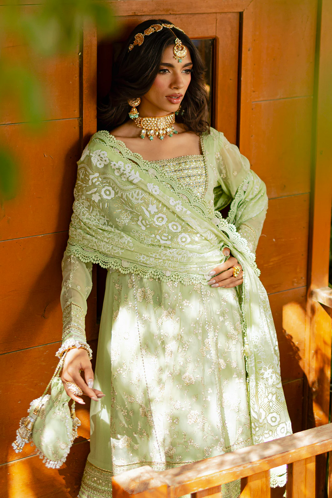 Embroidered Shirt Shalwar Dupatta - 4216 - Image 9