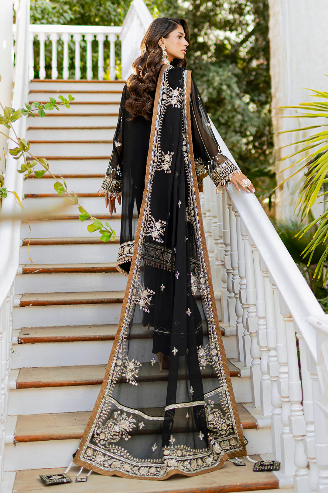 Embroidered Shirt Shalwar Dupatta - 4217 - Image 16