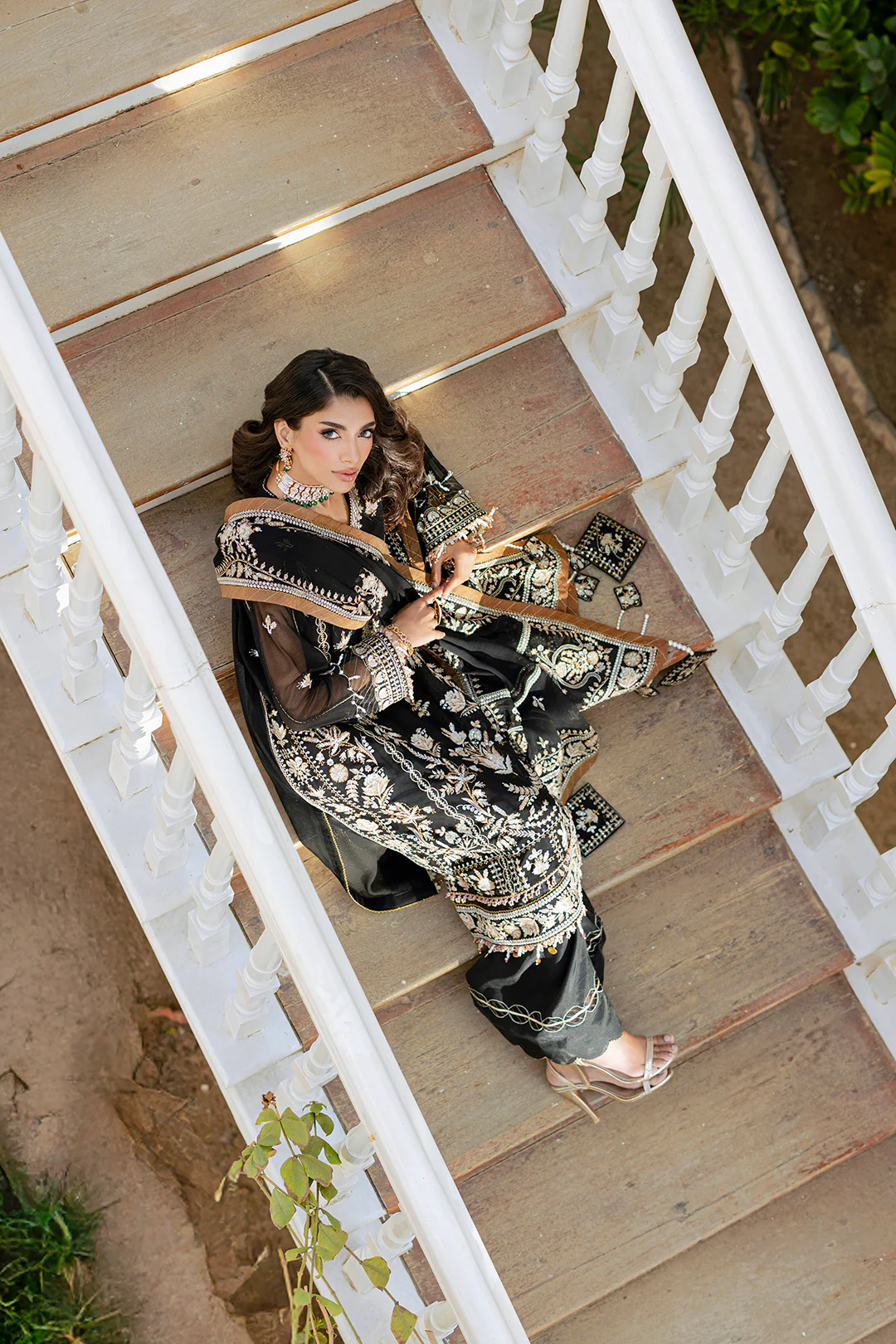 Embroidered Shirt Shalwar Dupatta - 4217 - Image 21