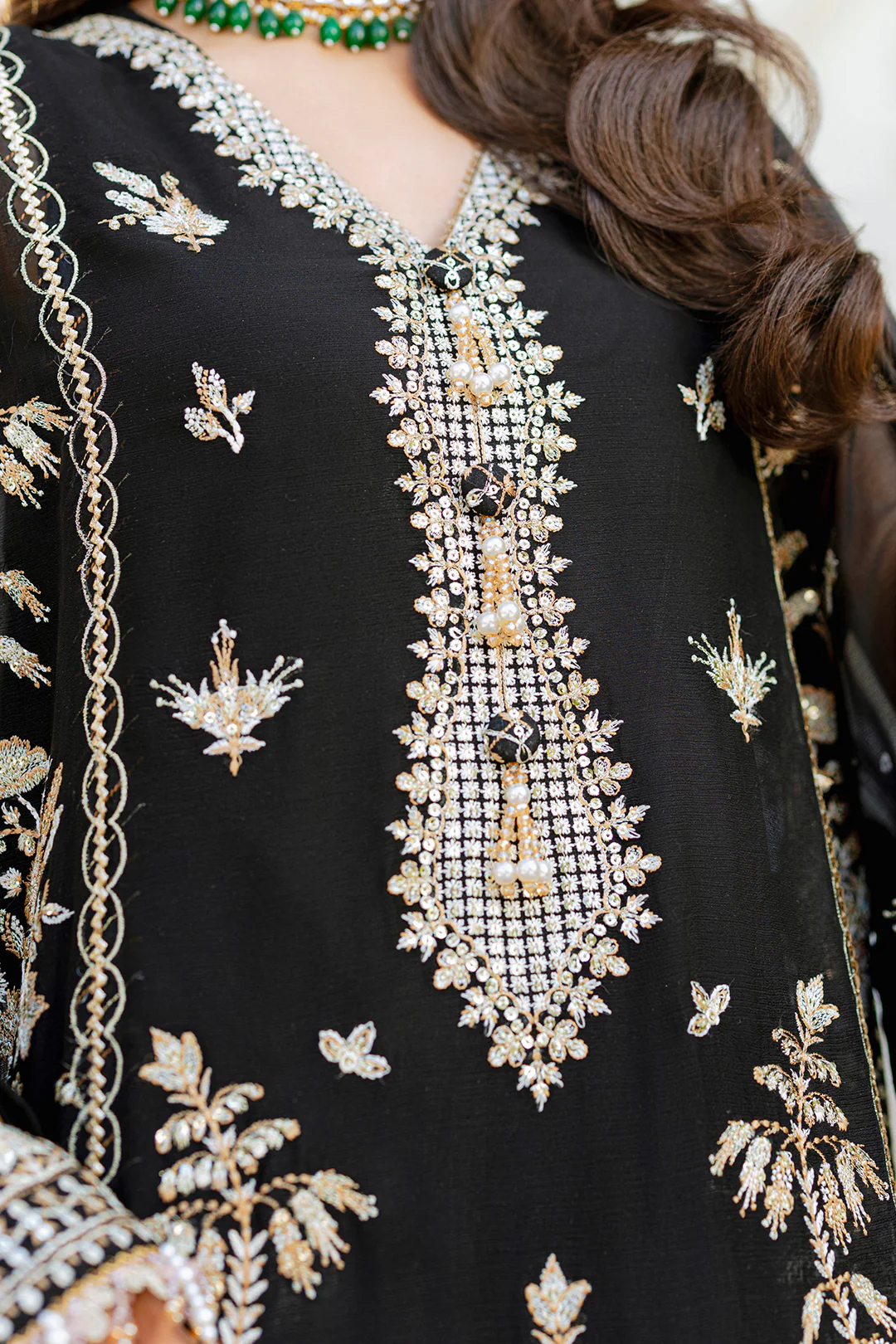 Embroidered Shirt Shalwar Dupatta - 4217 - Image 7