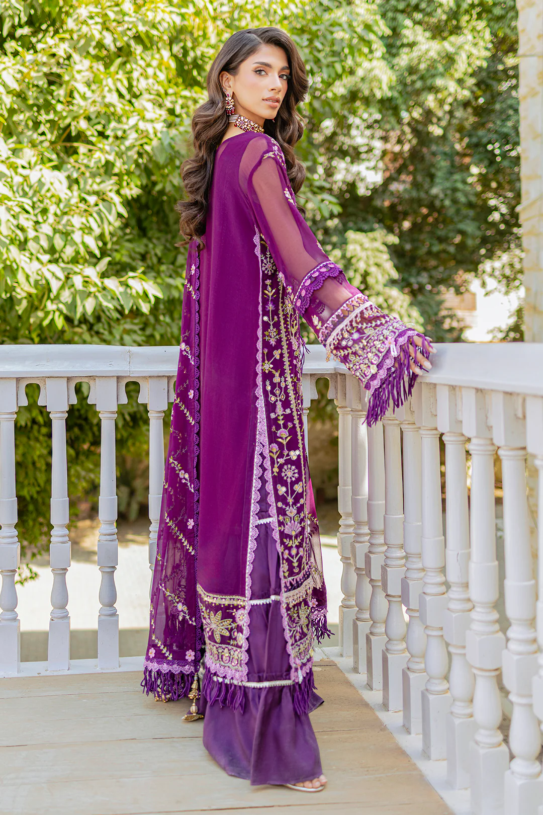 Embroidered Shirt Shalwar Dupatta - 4218 - Image 16