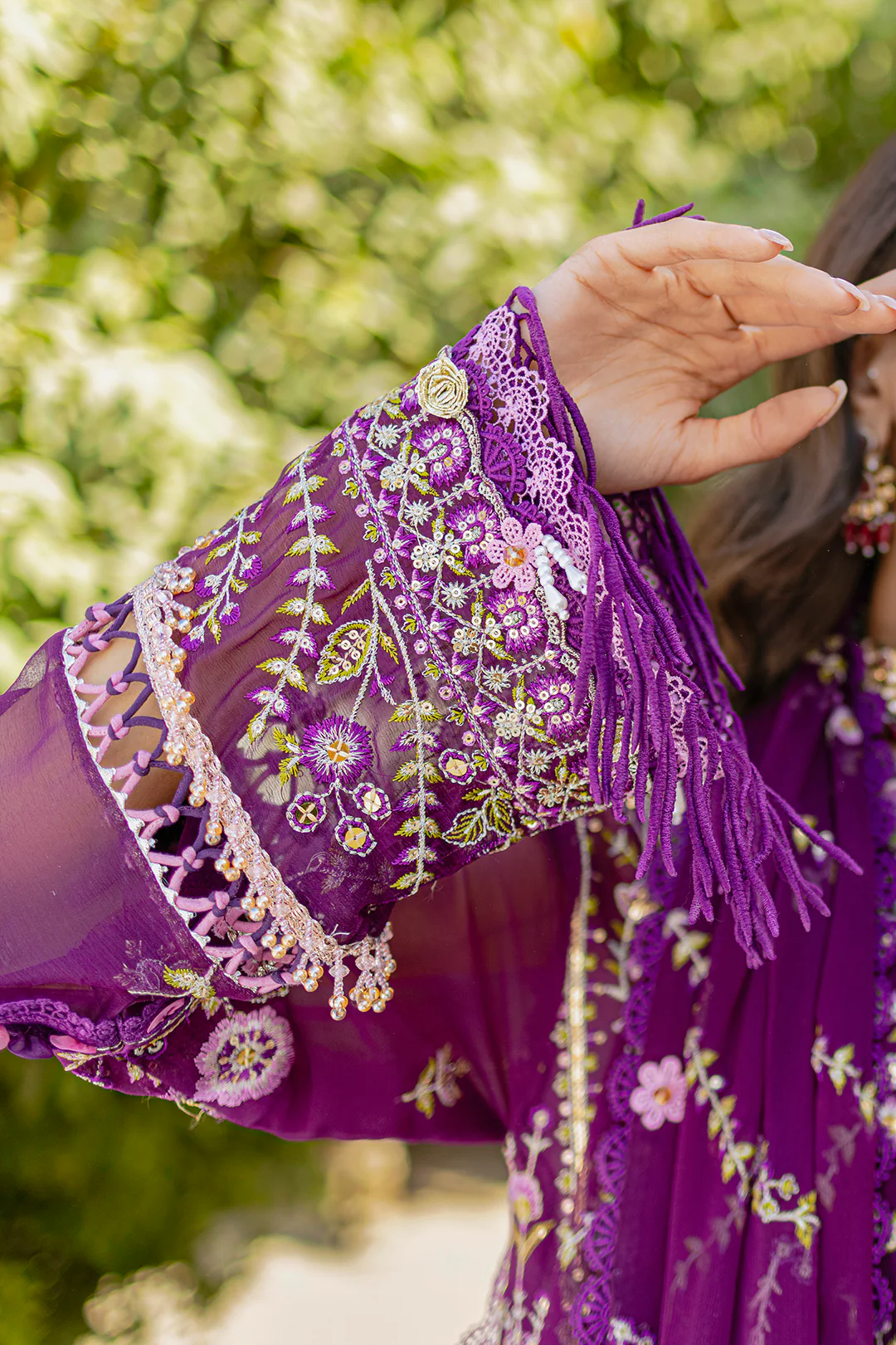 Embroidered Shirt Shalwar Dupatta - 4218 - Image 8