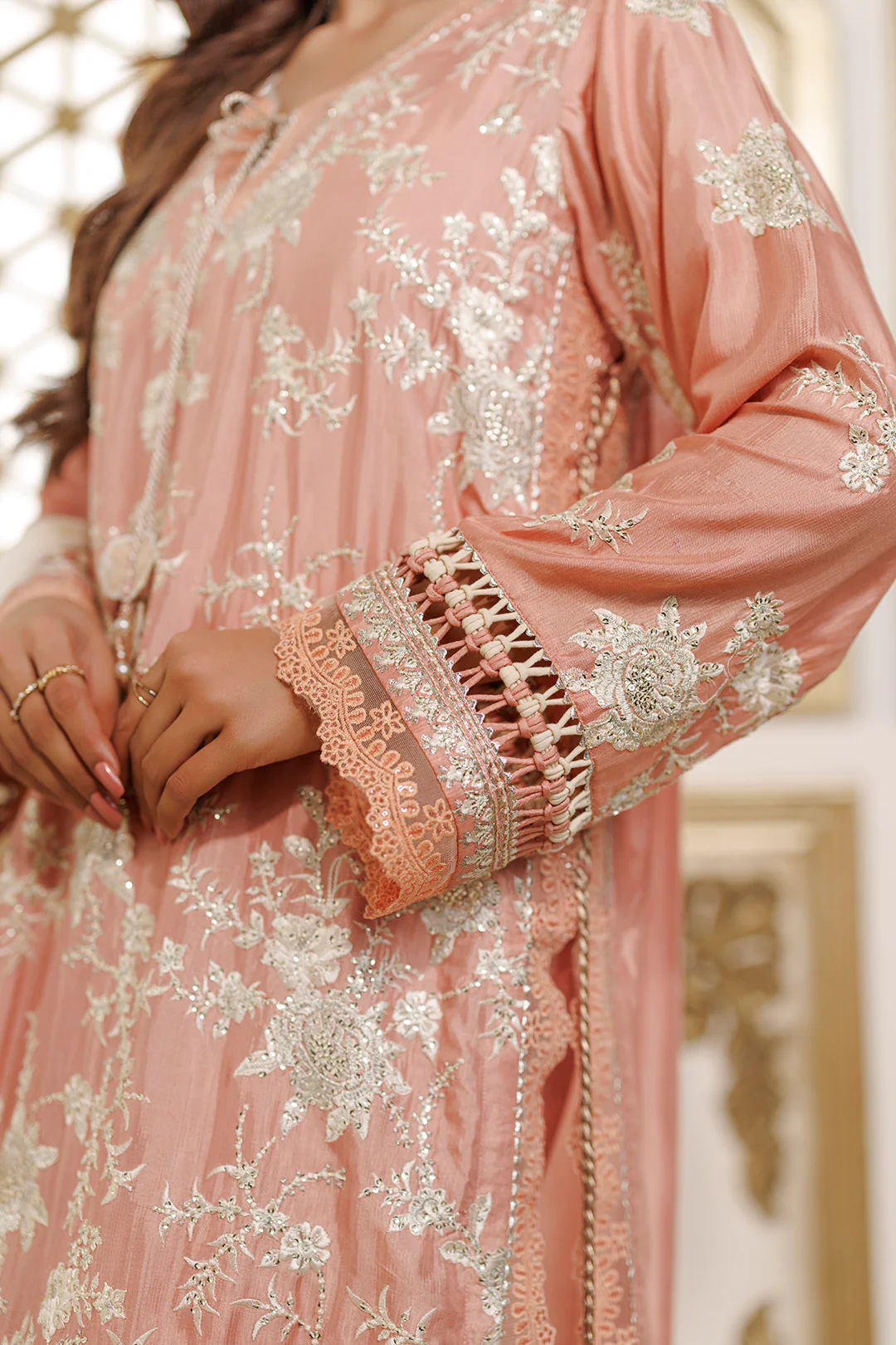 Embroidered Shirt Shalwar Dupatta - 4229 - Image 13